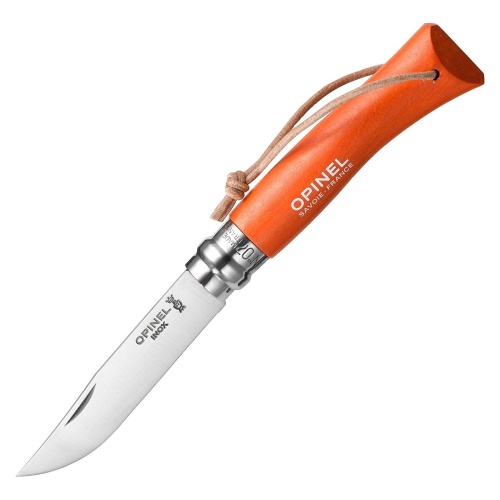 Набор-дисплей 60 шт: нож Opinel №7, нержавеющая сталь, голубой/оранжевый/зеленый/фиолетовый, 001723 фото 3